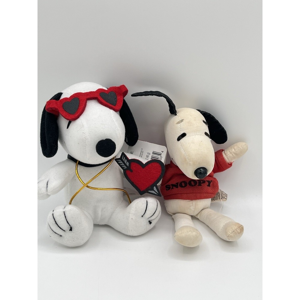 Peanuts Snoopy Plush Lot Vintage 1980s TLC & New w/Tag Stuffed Animals READ‎
